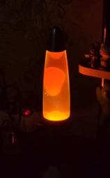 Лава лампа с парафином ночник светильник восковая лампа Magma Lamp парафиновая лампа 35 см Оранжевая