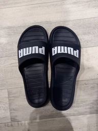 Чоловічі шльопанці Puma Divecat V2 Lite White-Puma Black 374823-04 40.5 Білі (4064536193601) фото від покупців 2