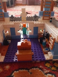 Конструктор minecraft для дітей / дитячий конструктор майнкрафт / Льодяний замок / 499 деталей 9701 DobraMAMA Різнокольоровий 73439 фото від покупців 4