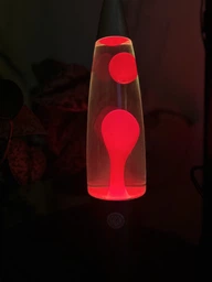 Настольная Лава лампа с воском LAVA LAMP 41см Красная фото от покупателей 1
