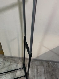 Двойная Вешалка Double Pole напольная двойная стойка для одежды полка (D-2019091031)