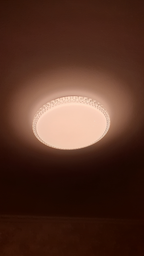 Люстра светодиодная-LED с RGB подветкой, DIMMER, D40см Sneha (996833 55w) фото от покупателей 3