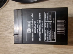Аккумуляторная батарея EMOS B9641 AGM 6V 4Ah fast 4.7mm фото от покупателей 4