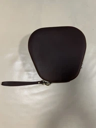Винтажная сумка из натуральной кожи для Apple AirPods Max, дорожный чехол для хранения наушников, Темно-Коричневый
