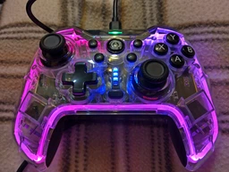 Проводной геймпад Canyon Brighter GP-02 Wired RGB 4in1 PS3/Android BOX-TV/Nintendo Crystal (CND-GP02) фото от покупателей 2