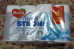 Бумажные полотенца Ruta Soft & Strong 3 слоя 8 рулонов (4820202891079_1) фото от покупателей 1