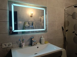 Зеркало Kroner KRP Spiegel HR1 - 8060 с LED-подсветкой и антизапотеванием фото от покупателей 1