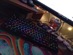Клавиатура механическая проводная GamePro MK180W Hot-Swap Red Swich TKL RGB White фото от покупателей 11