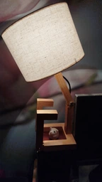 Лампа-чоловічок Mat4baby Настільна Натуральне дерево (SW-00000271)