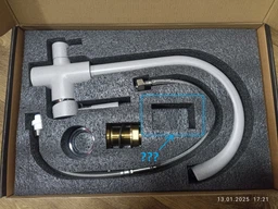 Cмеситель для кухни с краном для фильтрованной воды GLOBUS LUX GLLR-0333-6-MARONE коричневый латунь 000019234 фото от покупателей 2