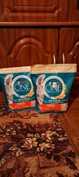 Сухой корм для кошек Purina One Steril Cat Salmon & Wheat 200 г (7613034765239) фото от покупателей 11