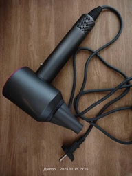 Фен для волосся Leafless Hair Dryer професійний потужний фен 1 насадка 1600 Вт Macarun фото от покупателей 1
