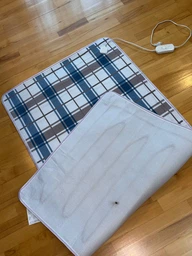 Электропростынь с подогревом в бязевом чехле 80х160 см Electric blanket односпальная , 500г/м, арт.10571 фото от покупателей 2
