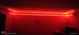 Розумна світлодіодна LED стрічка гірлянда Smart RGB 5050 з Bluetooth додатком + пульт. Комплект 5 метрів водостійкий працює від USB і Powerbank (Павербанка) чорна фото від покупців 2