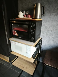 Этажерка на колесиках Ferrum-decor Камило 75x40x60 металл Белый ДСП Белое 16мм (KAM0008)
