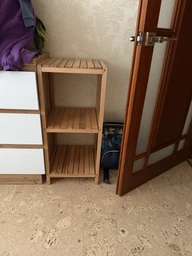 Стелаж (этажерка) 1150х360х360 мм WoodDecor из натурального дерева 4 полочки покрытый лаком фото от покупателей 4