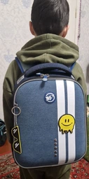 Рюкзак каркасний YES H-100 Smiley World 35x28x15 см (552223) фото від покупців 3