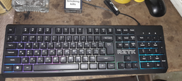 Клавиатура проводная RZTK Membrana RGB USB Black фото от покупателей 14
