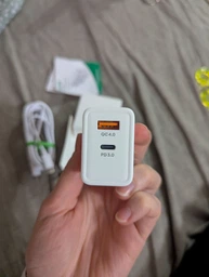 Зарядное устройство RZTK GaN2 65W + кабель USB-C 100W, USB-C (PD3.0) USB-A (QC4.0) White фото от покупателей 12