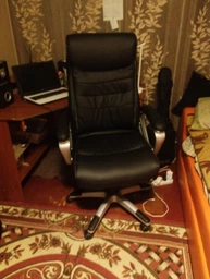 Офісне шкіряне крісло Sofotel EG-226 чорне (2260)