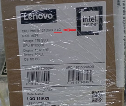Ноутбук Lenovo LOQ 15IAX9 (83GS00EURA) Luna Grey / 15.6" IPS Full HD 144 Гц / Intel Core i5-12450HX / RAM 16 ГБ / SSD 1 ТБ / nVidia GeForce RTX 3050, 6 ГБ / фото від покупців 9