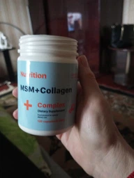 Препарат для суглобів і зв'язок EntherMeal MSM+Collagen Complex, 120 капсул фото від покупців 6