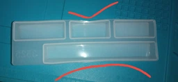 Набор форм 6 в 1 LET'S RESIN для изготовления клавиатуры из эпоксидной смолы с устройством для съема клавиш