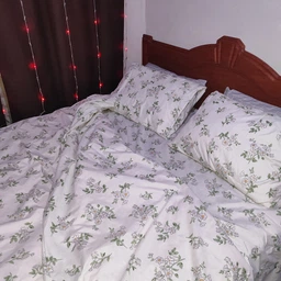 Комплект постільної білизни Deep night полікотон полуторний 150 x 220 см 2 х 70 х 70 см перлинно-білий