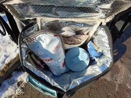 Сумка органайзер на коляску универсальная для мамы BabyBag S-1 Серый меланж фото от покупателей 4