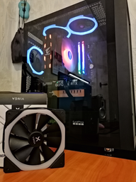 Вентилятор Vinga LED fan-01 Orange