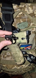 Кріплення антабка швидкозйомна для ременя автомата, штурмової гвинтівки фото від покупців 1