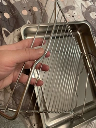 Форма для печі з ґратами IKEA кінсіс нержавіюча сталь, 40x32 см 100.990.53 фото від покупців 3