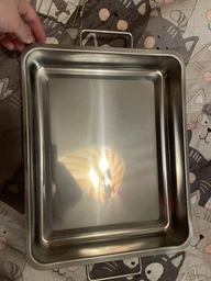 Форма для печі з ґратами IKEA кінсіс нержавіюча сталь, 40x32 см 100.990.53 фото від покупців 1