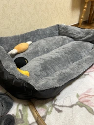 Лежак для собак и кошек Purlov Bed For Pets 60 х 45 см с бортами (24288) фото от покупателей 1