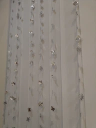 Конфетті, метафан "Silver stars", вага - 50 г, розмір - 35 мм