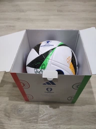 Мяч футбольный Adidas EURO24 LEAGUE BOX FUSSBALLLIEBE IN9369 №5