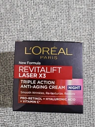 Ночной антивозрастной крем-уход L'Oreal Paris Revitalift Laser Х3 тройного действия для кожи лица 50 мл (3600522895121) фото от покупателей 4