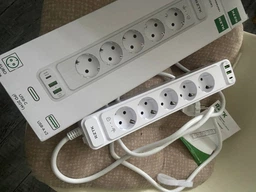 Сетевой фильтр-удлинитель RZTK Power Strip Pro 5 + 2 USB-A + USB-С (PD20W) Black 2 м фото от покупателей 13
