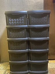 Пластиковый комод для дома на 5 ярусов, 106*40*34см R-Plastic Коричневый (0-11-0192)
