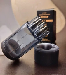 Аплікатор - для нанесення міноксидилу (minoxidil), олій. Масажер для шкіри голови. Рівномірне нанесення косметичних засобів. Колір Сірий. К-т 1 шт фото от покупателей 2