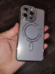Чехол Hoco Diamond case with MagSafe для iPhone 15 Pro Max Sliver фото от покупателей 1