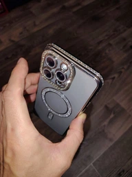 Чехол Hoco Diamond case with MagSafe для iPhone 15 Pro Max Sliver