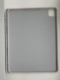 Силиконовый чехол обложка + Pencil Holder BBM1 для iPad Pro 12.9’’ 2021/2022 Серо-фиолетовый фото от покупателей 3