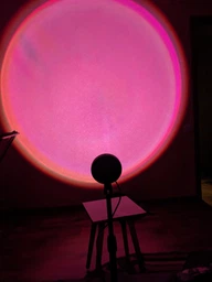 Проекционный светильник Sunset Lamp RGB с пультом на штативе USB проектор атмосферная цветная лампа фото от покупателей 2