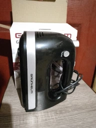 Ручной миксер Grunhelm GRM661 кухонный миксер с насадками для замешивания теста 5 скоростей 400 Вт Черный фото от покупателей 3