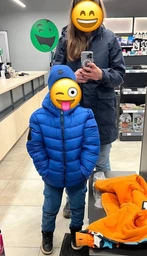Детская демисезонная стеганая куртка для мальчика Minoti 19coat46 41099JNR 92-98 см Синяя (5063025309065)