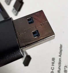 USB-хаб type c hub кардридер переходник для макбука адаптер USB 3.0 MicroSD / SD Type-C Pavlysh HU - 11 фото от покупателей 2