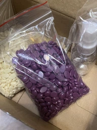 Воск горячий в гранулах Ital Wax НИРВАНА Лаванда , 250 гр (ручная расфасовка)