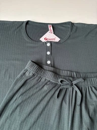 Женская пижама кофта-лонгслив и брюки Serenity XL изумруд PJ5315-3