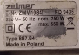 Двухсторонний нож для мясорубки Zelmer NR5 86.1009 631384 (ZMMA025X)